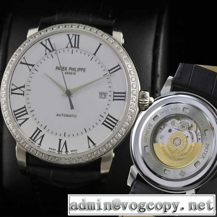 自動巻き スイスムーブメント  男性用腕時計 patek philippe philippe パテックフィリップ  メンズ腕時計